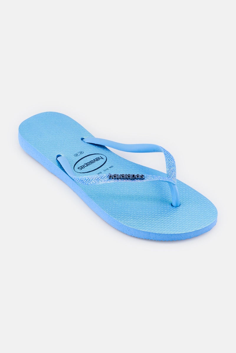 Havaianas Women Sl GTR Iride Fc Slip On Slippers, Sky Blue - Image 1