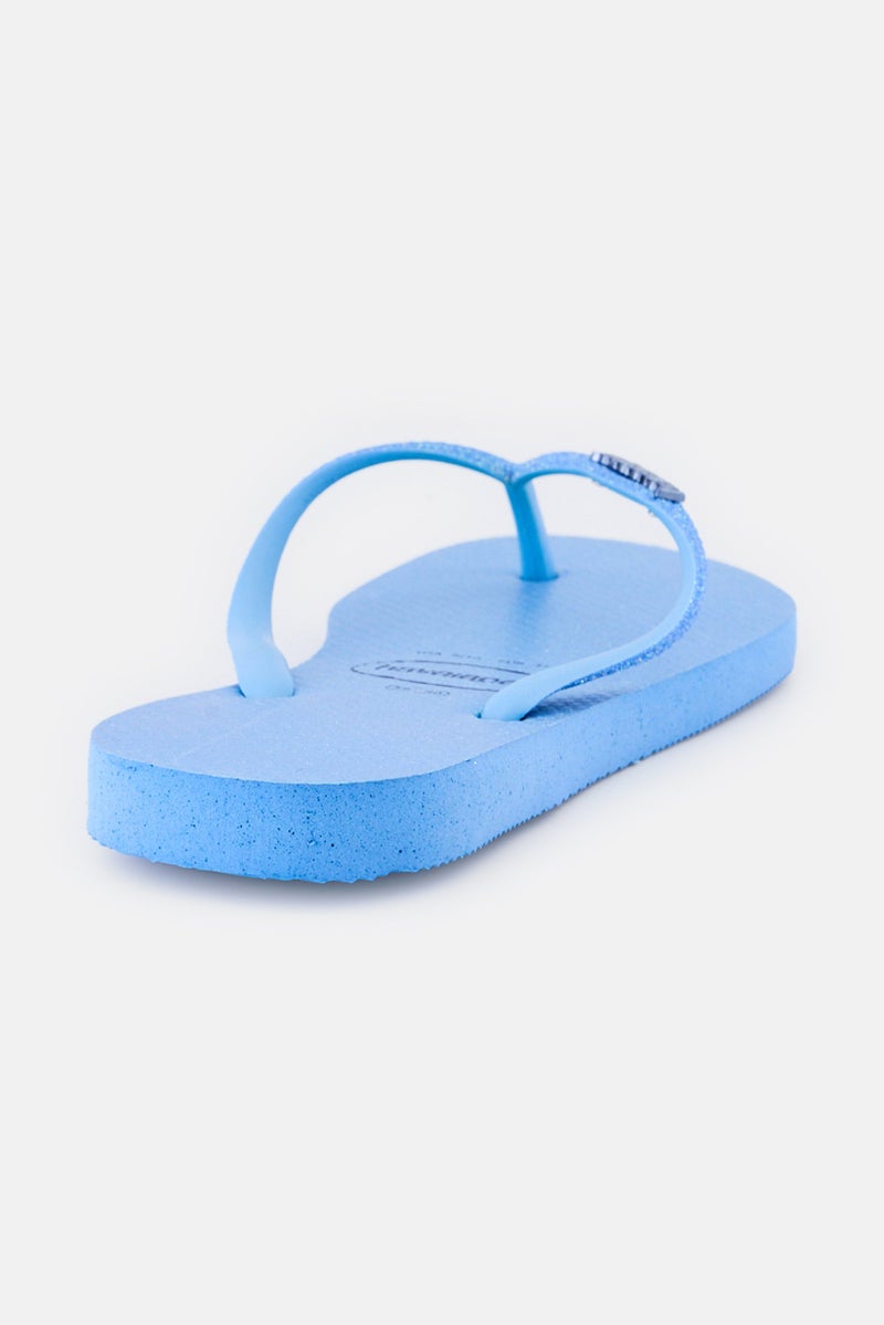 Havaianas Women Sl GTR Iride Fc Slip On Slippers, Sky Blue - Image 3