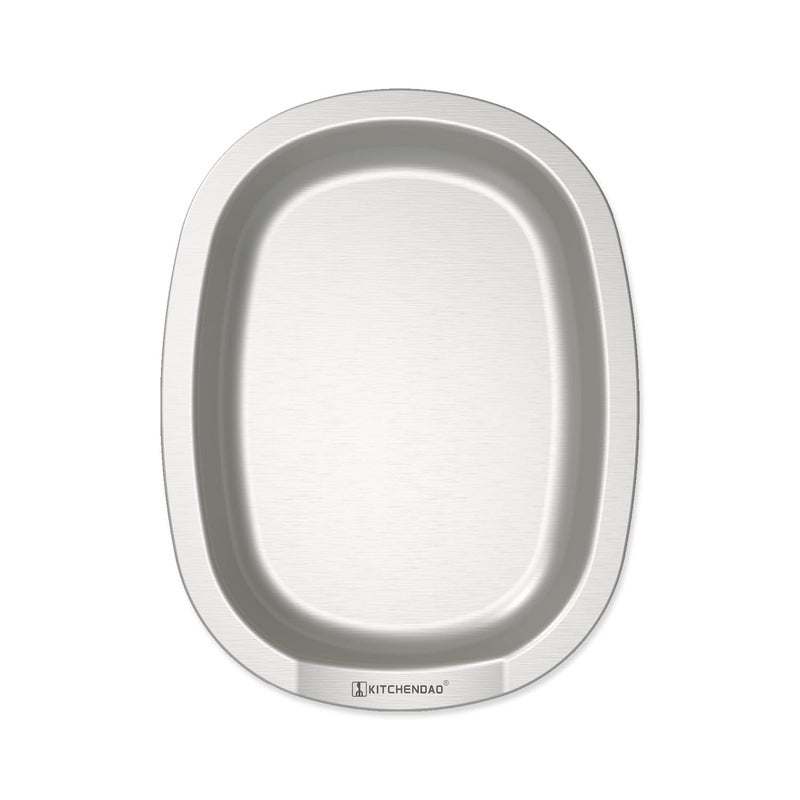 Metal Spoon Rest with Nonslip Silicone Pad for Stove Top Kitchen Counter 188 Stainless Steel Spoon Holder Extra Large Resting Area Dishwasher Safe for Kitchen Cooking Utensils BBQ  1 Pack