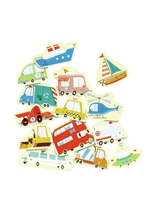 Hape Magnetic Vehicles Set (30 Pieces) - Image 2