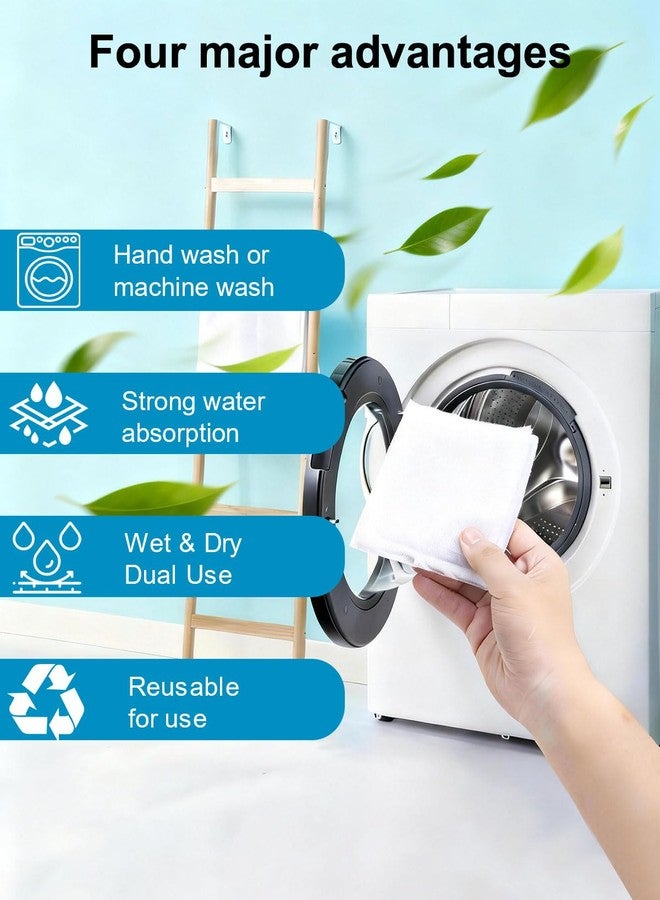 Zebrabox Baseboard Cleaner Tool Replacement Pads,30 Pack Reusable Baseboard Mop Pads with Velcro,Washable Wet & Dry Use Base Boards Cleaning Tool Pads,Heavy Duty Stain Remover for Baseboards,Trim & Molding - Image 5