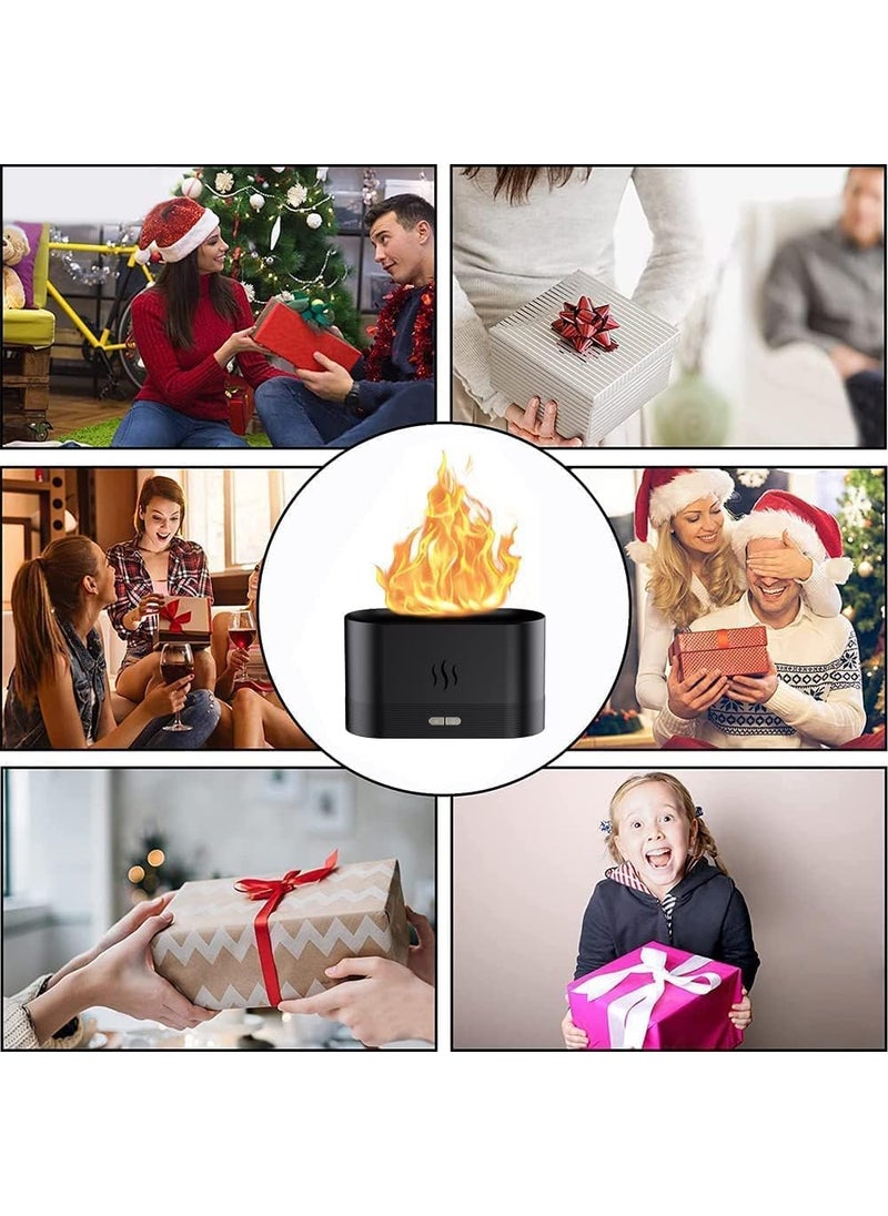 FIRAWER FIRAWER Aromatherapy Essential Oil Diffuser with Flame Light 180mL Quiet Mist Humidifiers for Essential Oils Home Aroma Air Diffusers with Auto ShutOff Protection Multicolor  - Image 3