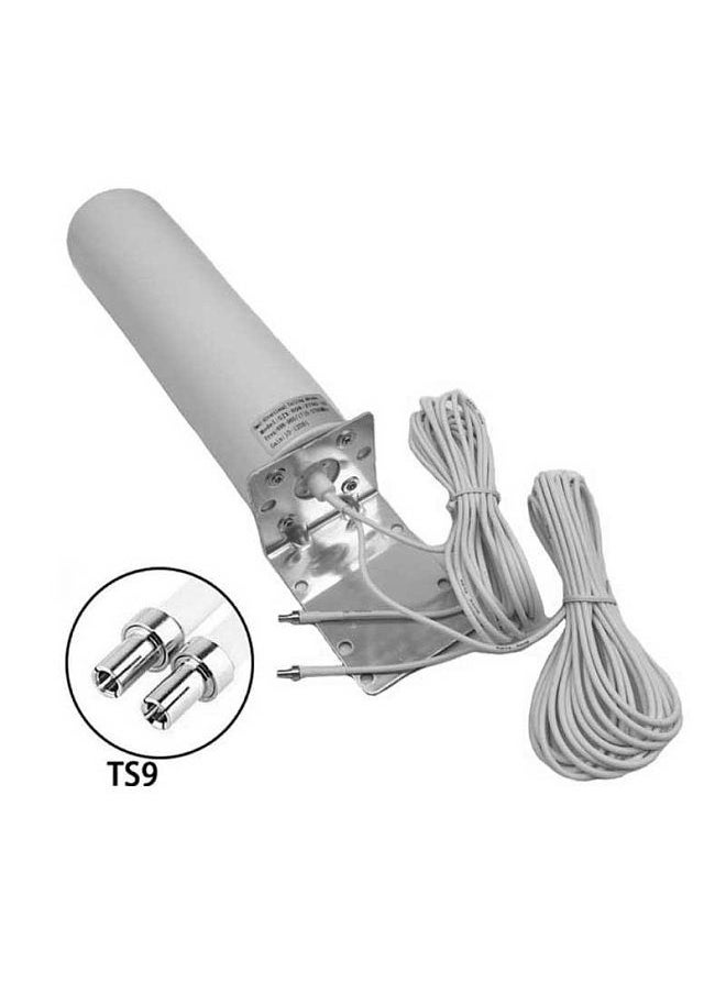 Generic - 4G Omni-Directional Antenna 3G 4G LTE Outdoor Fixed Mount Antenna SMA Antenna for Cellphone Cellular 4G LTE Router Modem Gateways - Image 1