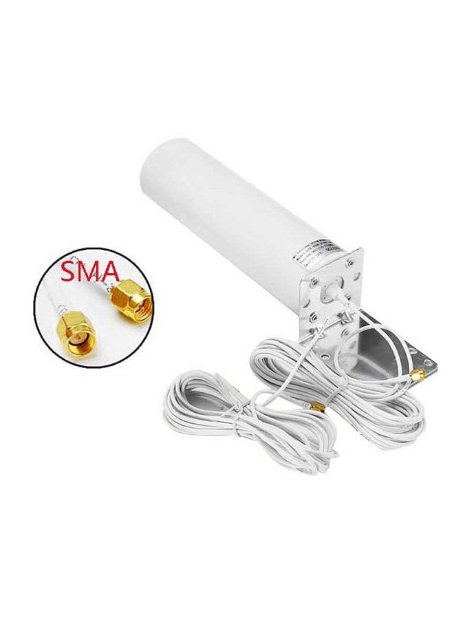 Generic - 4G Omni-Directional Antenna 3G 4G LTE Outdoor Fixed Mount Antenna SMA Antenna for Cellphone Cellular 4G LTE Router Modem Gateways - Image 1