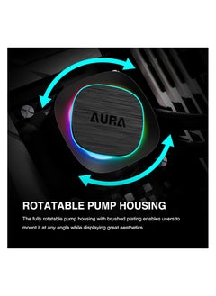 Gamdias Aura GL240 V2 RGB Liquid CPU Cooler, Dual Fan, ARGB AIO, Rotatable Pump, LGA 1700/AM5 Compatible, Built-in Lighting Effects, Hidden Cable Design - pzsku/Z357E0DEDC3ED68B23DD9Z/45/_/1737883649/f8ea0241-ae7f-4796-bb6a-dd7e06e7f02e