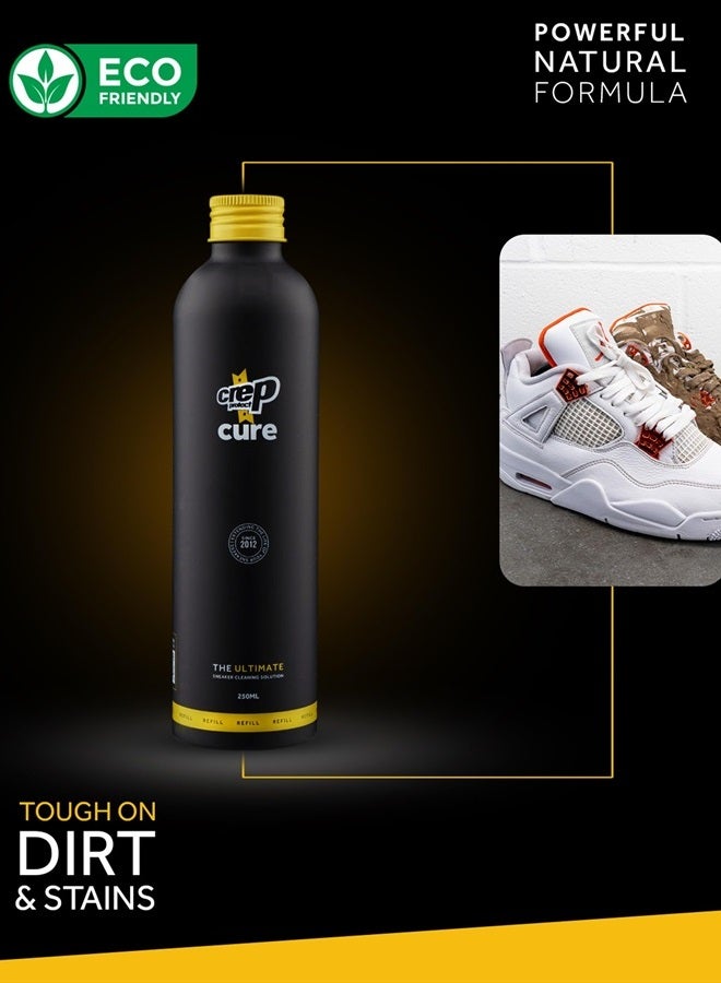 Crep protect Cure Sneaker Cleaner - Ultimate Shoe Cleaning Solution for Leather, Suede, Nubuck, Canvas, Nylon, Vinyl - 8.4 Oz - Image 3