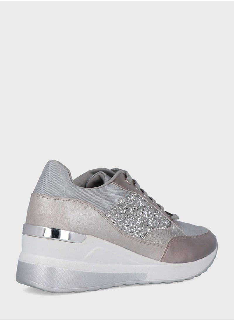 MENBUR Lace Up Low Top Sneakers  - Image 3