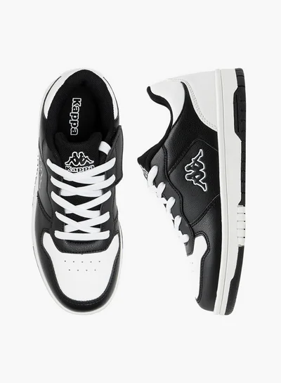 Kappa Boys' Colourblock Sneakers with Hook and Loop Closure