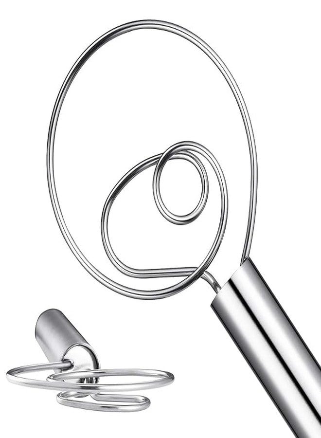 PARSE PERSONAL CARE Premium Danish Dough Whisk for Bread Making, Stainless Steel Food Grade Hand Mixer and Blender for Baking Cake, Dessert, Sourdough, Pizza, Pastry - Image 1