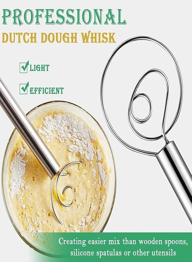 PARSE PERSONAL CARE Premium Danish Dough Whisk for Bread Making, Stainless Steel Food Grade Hand Mixer and Blender for Baking Cake, Dessert, Sourdough, Pizza, Pastry - Image 5