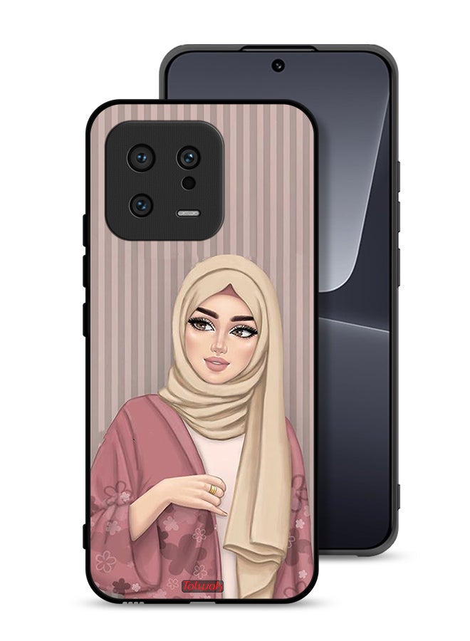 Tolwak Xiaomi 13 Protective Case Cover Hijab Girl Art - Image 1