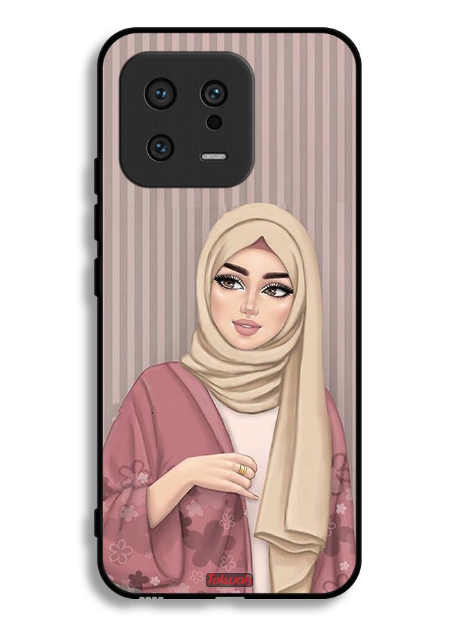 Tolwak Xiaomi 13 Protective Case Cover Hijab Girl Art - Image 2