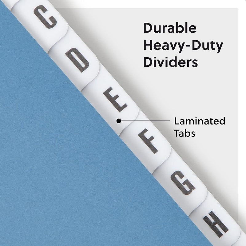 Smead Desk File/Sorter, Alphabetic (A-Z), 20 Dividers, Letter Size, Blue (89282) - Image 4