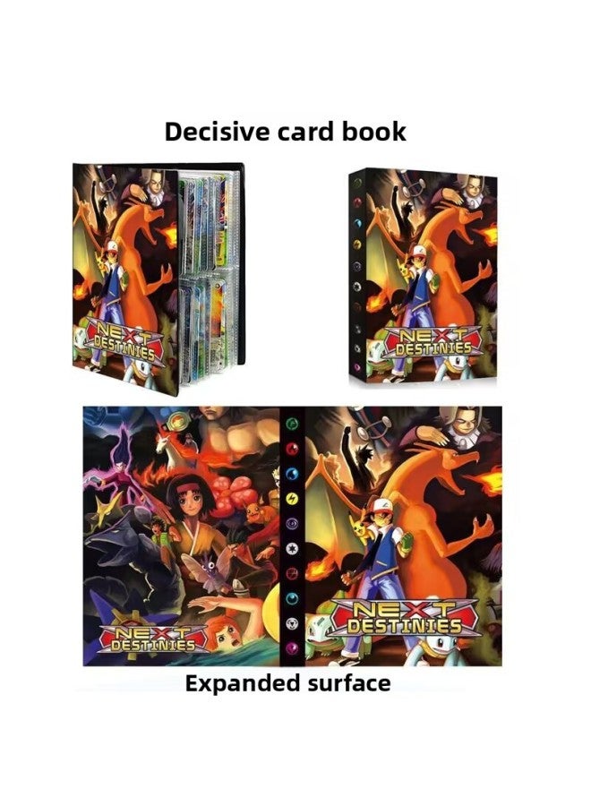 Cross-border Pocket Elf Baokemeng Four-Palace Large Capacity Collection Book With 240 Cards