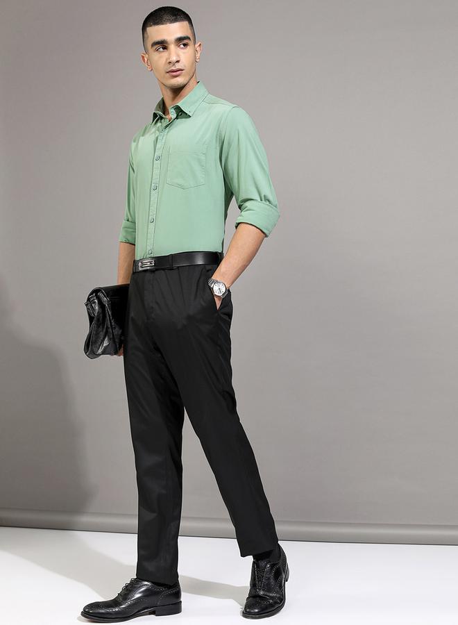 Ketch Slim Fit Collared Shirt with Pocket - Image 2