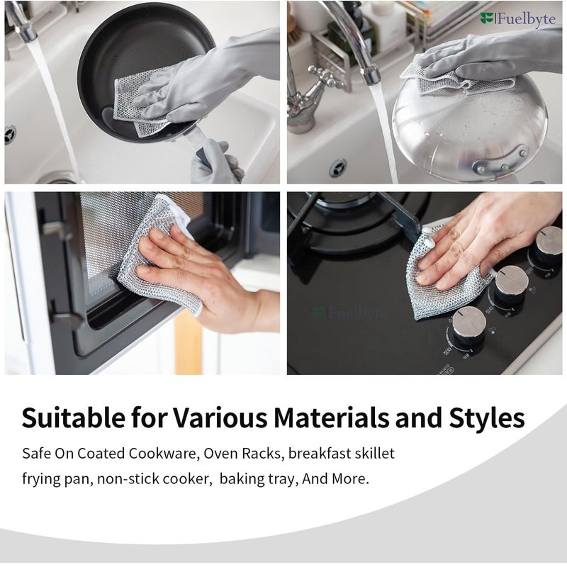 Sezotta Sezotta Smarty 2 in 1 Soap Dispenser3 Pice Dish Cloth for Dishwasher Liquid Holder Liquid Dispenser Through Pump with Sponge - Image 4