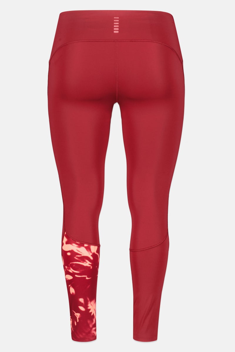 UNDER ARMOUR Women Sportswear Fit Training Leggings, Maroon - Image 3