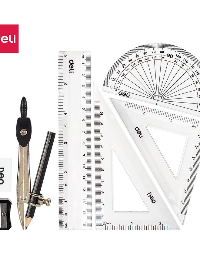 DELI DRAFTING SET 8PCS ASST. EG30505 - Image 1