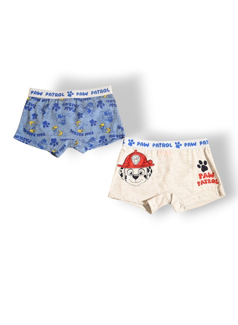 باو بترول باو باترول 2 قطعة بوكسر ولادي 65% بوليستر، 35% قطن - Image 1