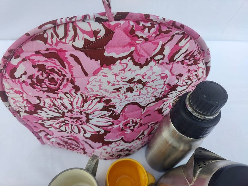 Malan Bai Mandala Tea Cozy Cover Hand Block Winter Tea Cozy Cotton Tea Kettle Warmer Pot Cover Hot Coffee Cover Handamde Kitchen Décor Brand: Malan Bai - Image 4