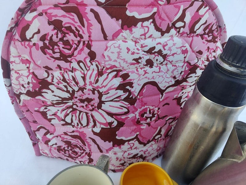 Malan Bai Mandala Tea Cozy Cover Hand Block Winter Tea Cozy Cotton Tea Kettle Warmer Pot Cover Hot Coffee Cover Handamde Kitchen Décor Brand: Malan Bai - Image 5
