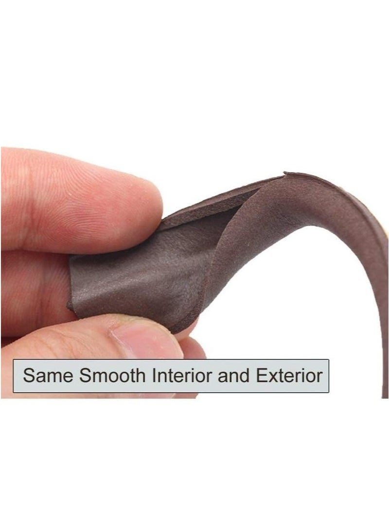 Foam Weather Seal Strip for Sliding Windows, Doors Frame Side, Pile Self Adhesive Window Seal Tape for Door Draft Stopper, SoundProof Winter Insulation, 10M, Coffee  - Image 5