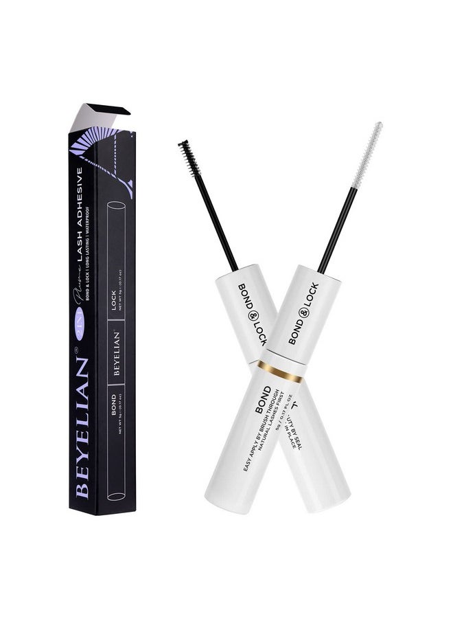BEYELIAN - BEYELIAN Lash Bond and Seal, Cluster Lash Glue for Individual Cluster Lashes DIY Eyelash Extensions Latex Free Aftercare Sealant with Mascara Wand Super Strong Hold 72 Hours - Image 1