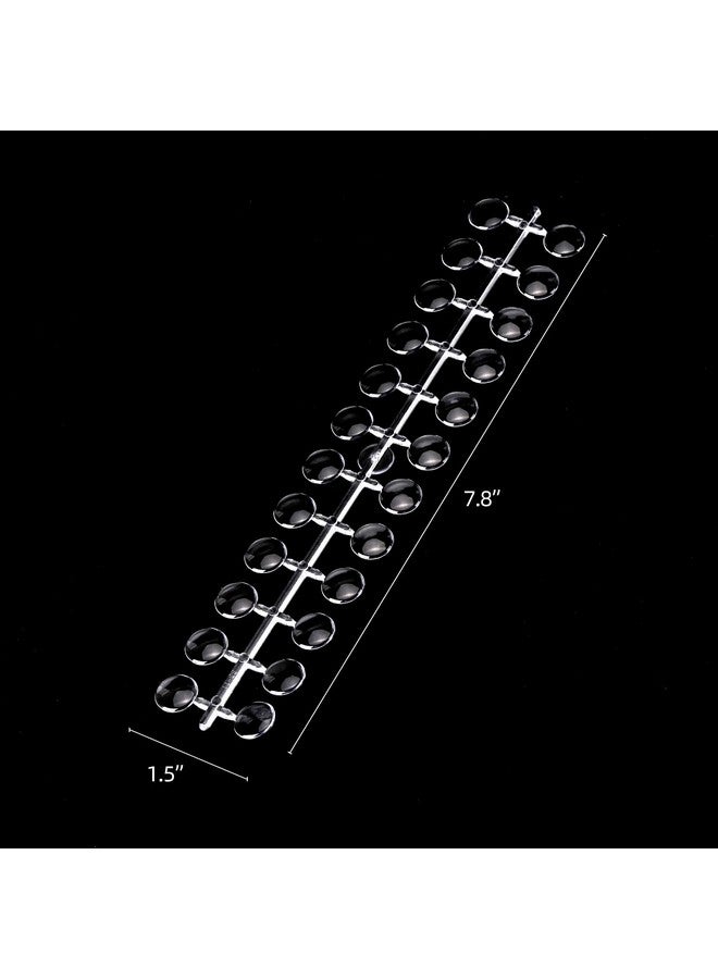 تي بيست ماكس مجموعة من 720 قطعة من عينات طلاء الأظافر من Tbestmax، منقطة، أطراف عرض أظافر صناعية شفافة، مخطط عرض ألوان فن الأظافر مع ملصق لاصق للتدريب على طلاء الأظافر - Image 2