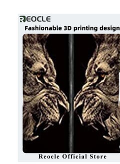 REOCLE Men's 2 Pcs Hoodie Set Sweatshirt Suit 3D Printed Long Sleeve Hoodie with Zipper Trackpant Casual Suit  - Image 4