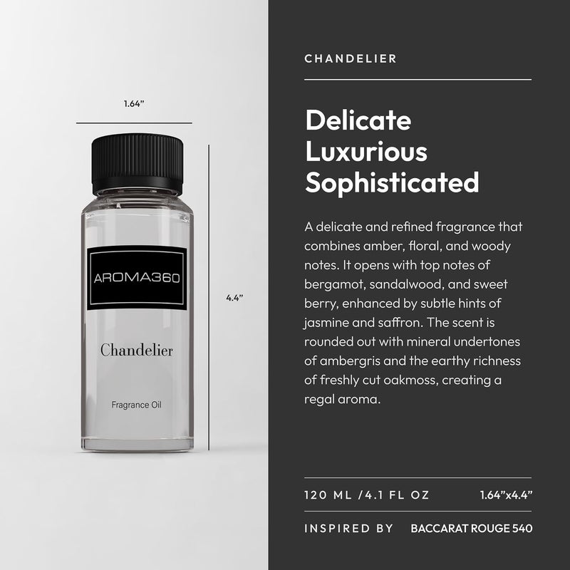 AROMA360 Chandelier Fragrance Oil for Scent Diffuser (120mL) - Image 2