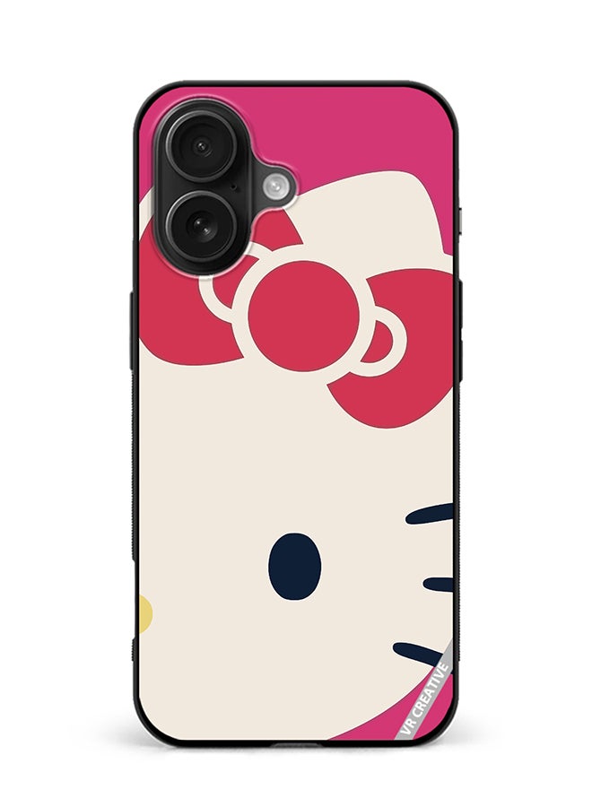 VR CREATIVE Protective Case Cover For Apple iPhone 16 Plus Kitty Design Multicolour