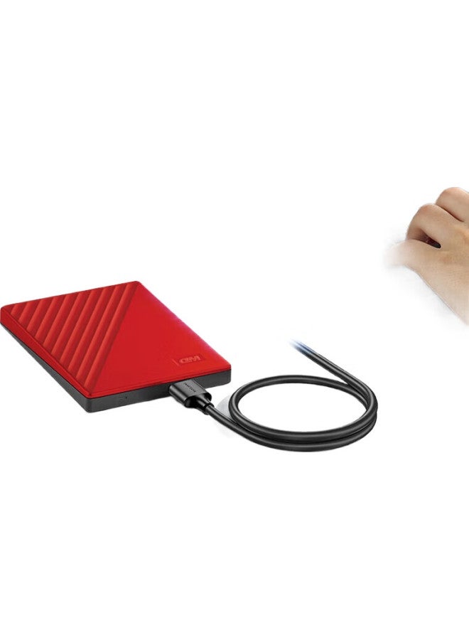 Western Digital Western Digital (Wd) 1Tb Portable Hard Drive, Usb3.0, My Passport, 2.5-Inch, Red, Mechanical Hard Drive, External For Laptops, Large Capacity Encrypted Storage - Image 3