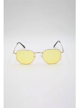 Silvio Monetti Women's UV400 Light Yellow Sunglasses 3SM5004BR005  - Image 1