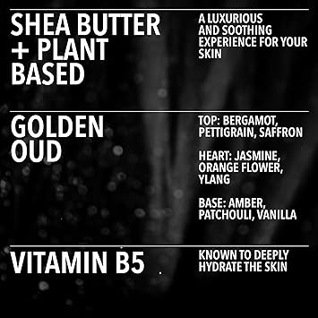Afina Golden Oud Luxury Body Lotion 500ml Body Lotion Bottle Sensual Blend of Spicy Creamy Floral Notes Backed With Warm Ambery Woody Undertones Vegan Friendly Hand Cream UK Produced - Image 3