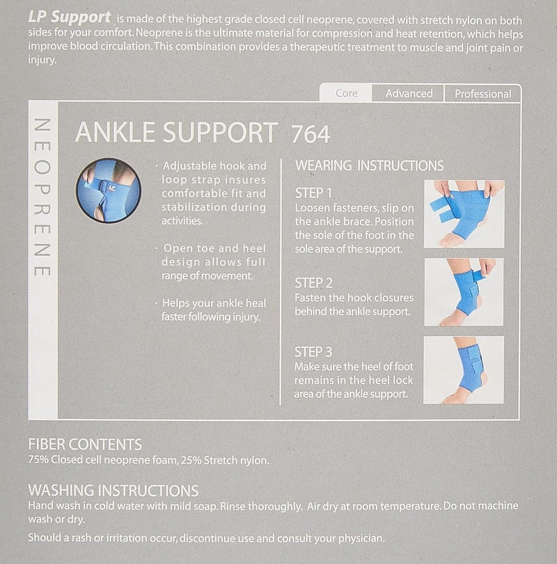 LP Support 764 Left Ankle Support - Tan - Image 4