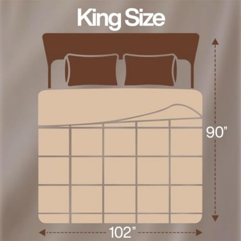 Quilted Comforter Duvet Insert - Box Stitched Down Alternative Comforter with Corner Tabs - Image 2