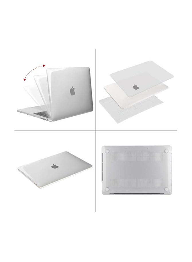MacBook Air 13.6 انچ کیس 2022 2023 ریلیز A2681 M2 چپ مائع ریٹنا ڈسپلے اور ٹچ ID حفاظتی پلاسٹک ہارڈ شیل کیس کور (سفید) کے ساتھ مطابقت رکھتا ہے۔ - Image 2