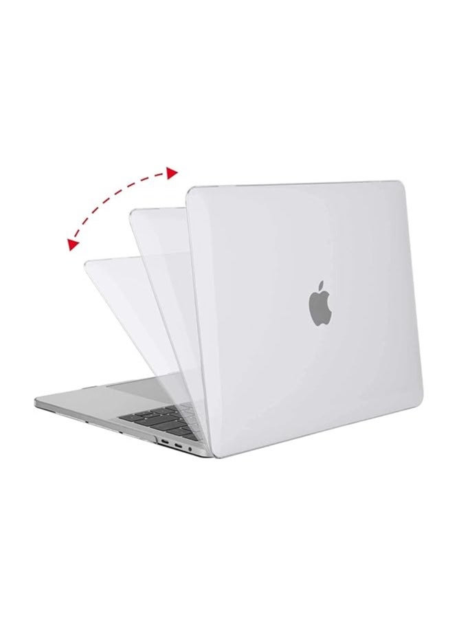 MacBook Air 13.6 انچ کیس 2022 2023 ریلیز A2681 M2 چپ مائع ریٹنا ڈسپلے اور ٹچ ID حفاظتی پلاسٹک ہارڈ شیل کیس کور (سفید) کے ساتھ مطابقت رکھتا ہے۔ - Image 3