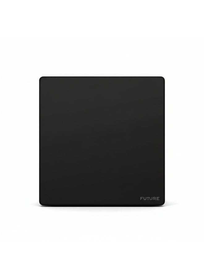 Future 1 Gang 2 Way Switch | 10A Wall Light Switch | Premium Black Finish | Single Gang Two Way Electrical Switch | Modern Home & Office Wall Switch | 250V | 35 Years Warranty - Image 1