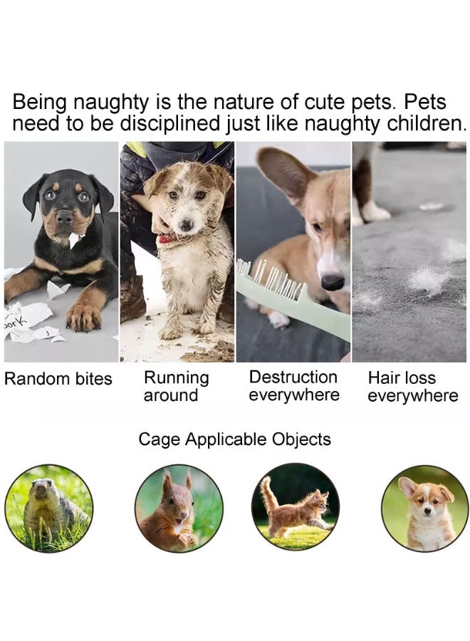 XiuWoo Modular DIY Metal Pet Playpen with Removable Easy-Clean Door 111x75x57cm Indoor Animal Cage for Rabbits Guinea Pigs Hamsters Escape-Proof Chew-Resistant Panels Customizable Fence - Image 3