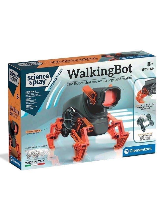 Clementoni Science Play Scientific Laboratory Robot Walking Bot For Age 8 Years - Image 3