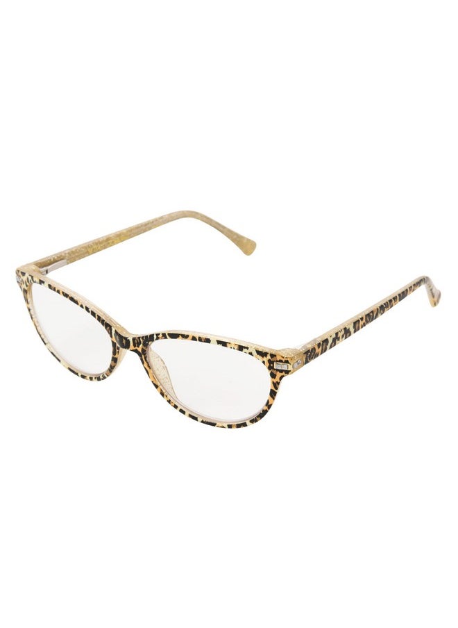 Betsey Johnson Women'S Exotic Cat Eye Blue Light Reading Glasses, Leopard, 53 Mm + 1.5  - Image 1