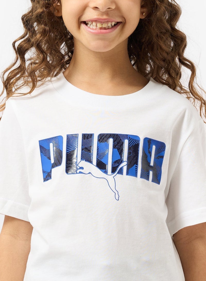 PUMA Youth Essential Logo Lab Story 2 T-Shirt - Image 3