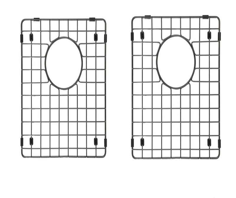 Starstar 5050 Double Bowl Kitchen Sink Matte Black 304 Stainless Steel Bottom Two Grids 1175 x 14 - Image 1