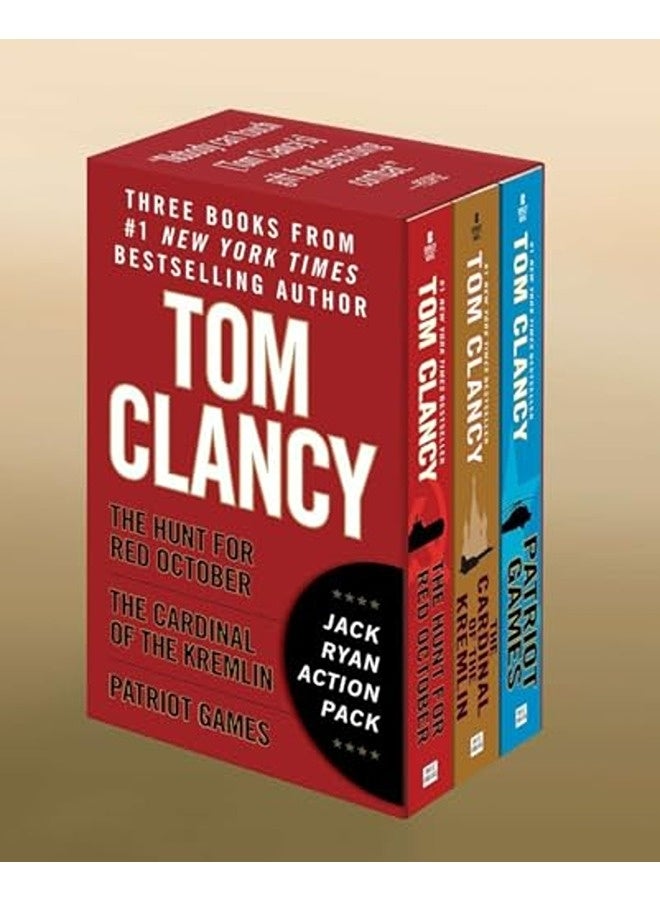 Tom Clancys Jack Ryan Boxed Set Books 13 The Hunt For Red October Patriot Games And The Cardi By Clancy, Tom Paperback 
