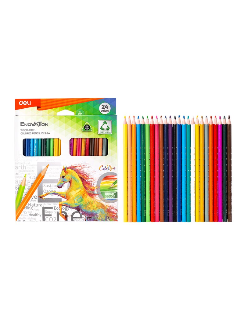 ديلي أقلام تلوين من ديلي EC113-24 - 24 لون - Image 1
