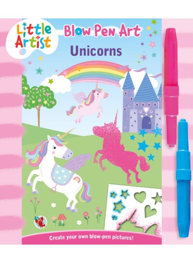 LITTLE ARTIST BLOW PEN ART UNICORNS 