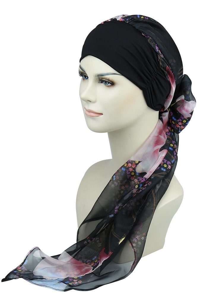 FocusCare Cancer Hats For Hair Loss Women Stylish Turbans Chemo Headwear Scarfs - Image 2