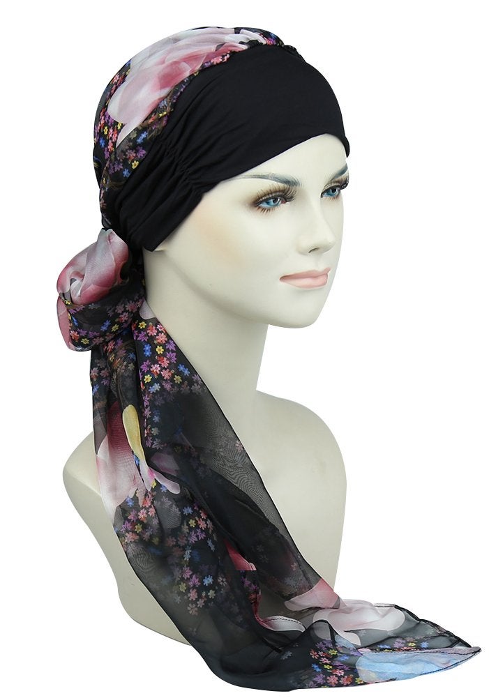 FocusCare Cancer Hats For Hair Loss Women Stylish Turbans Chemo Headwear Scarfs - Image 3
