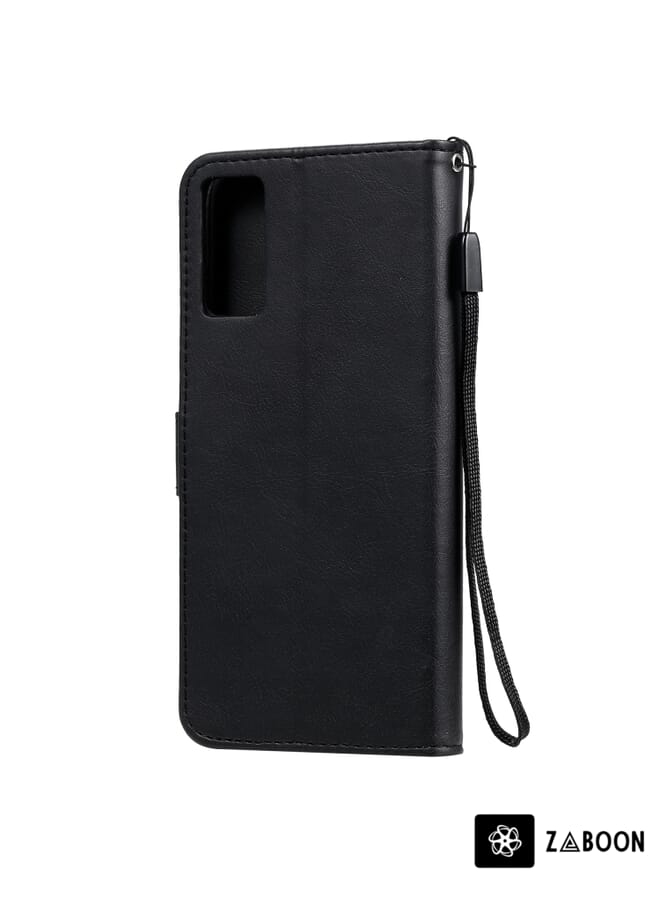 Zaboon Protective Case Cover For Huawei Honor Play 4T Pro Solid Color Horizontal Flip Protective Leather Case with Holder & Card Slots & Wallet & Lanyard - Image 5